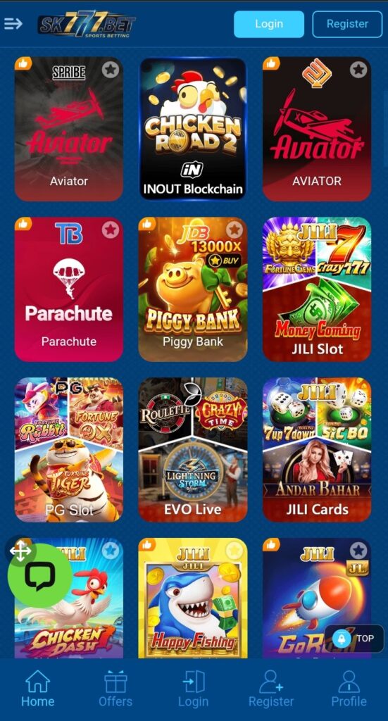 Download SK777 Game latest APK version for Android mobile